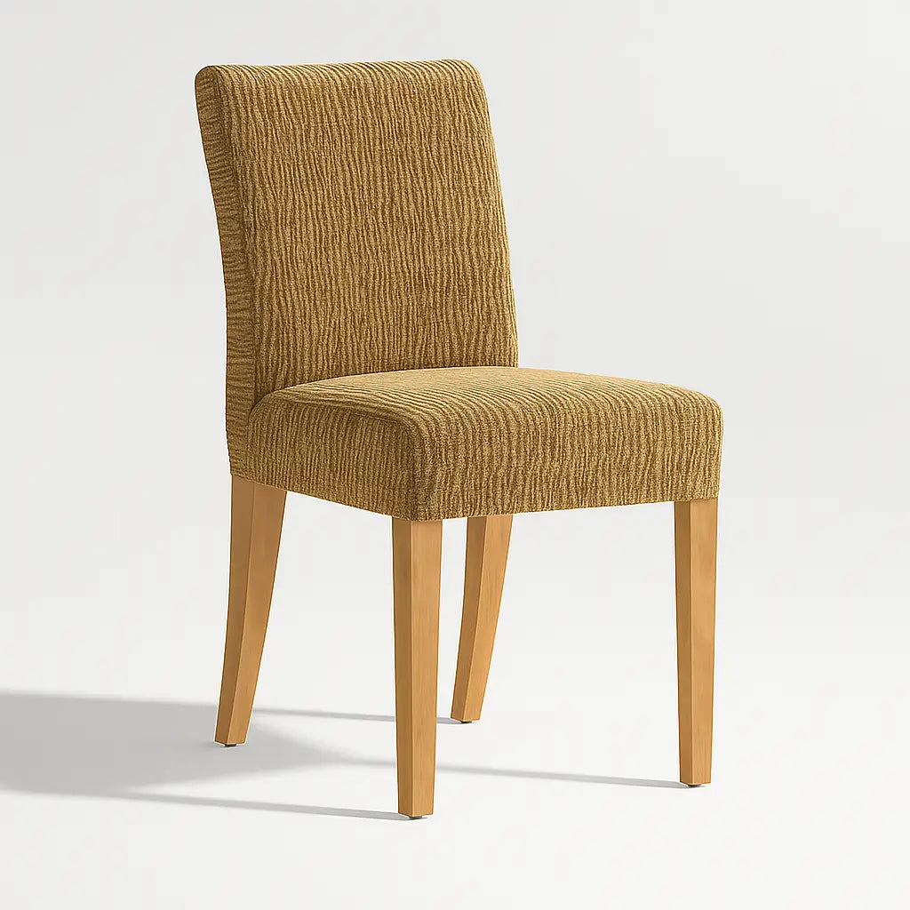 WX23006 Chenille Blossom Series | Snug fit Dining Chair Slipcover