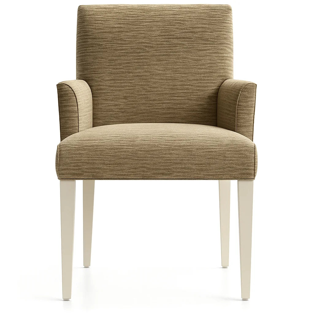 WX23006 Chenille Blossom Series | Snug fit Dining Chair with armrest Slipcover