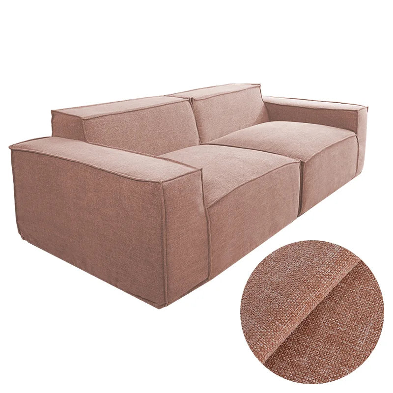 Custom Sofa Slipcover | Elara Basic - Lotus Root Powder