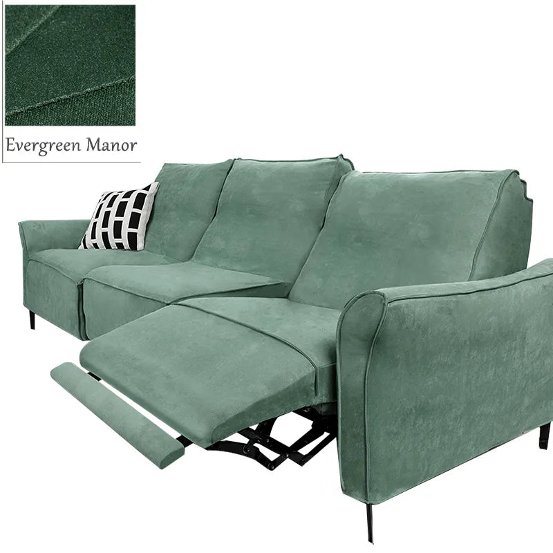 Custom Recliner Slipcover | Sienna Velour - Evergreen Manor