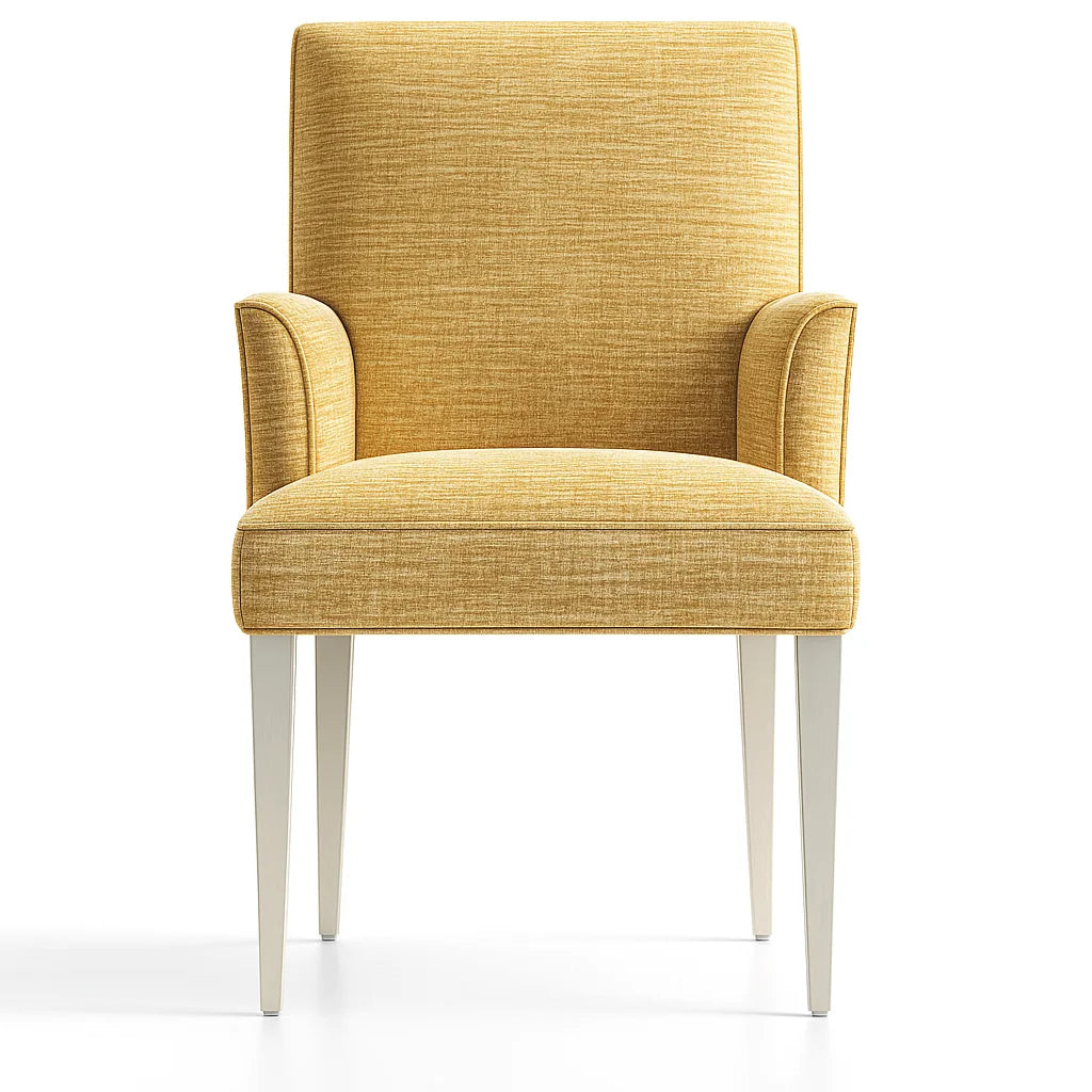 WX23006 Chenille Blossom Series | Snug fit Dining Chair with armrest Slipcover