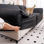 Custom Sofa Slipcover | Terravia - Solid Black