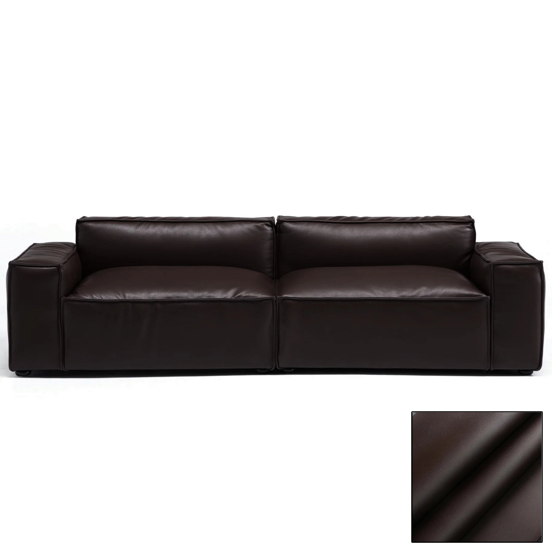 Custom Sofa Slipcover | Terravia - Espresso Bean