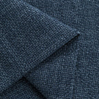 Custom Sofa Slipcover | Elara Flax- Indigo Denim