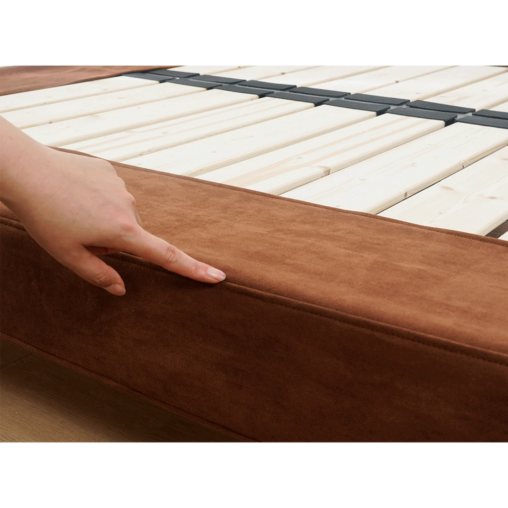 Customized Bed + Headboard Cover | Nestvo | Caramel