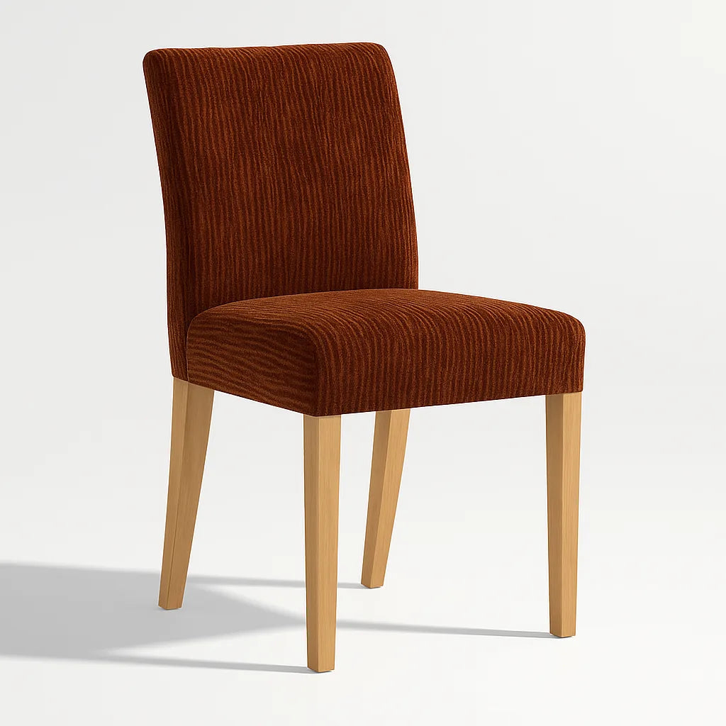 WX23006 Chenille Blossom Series | Snug fit Dining Chair Slipcover