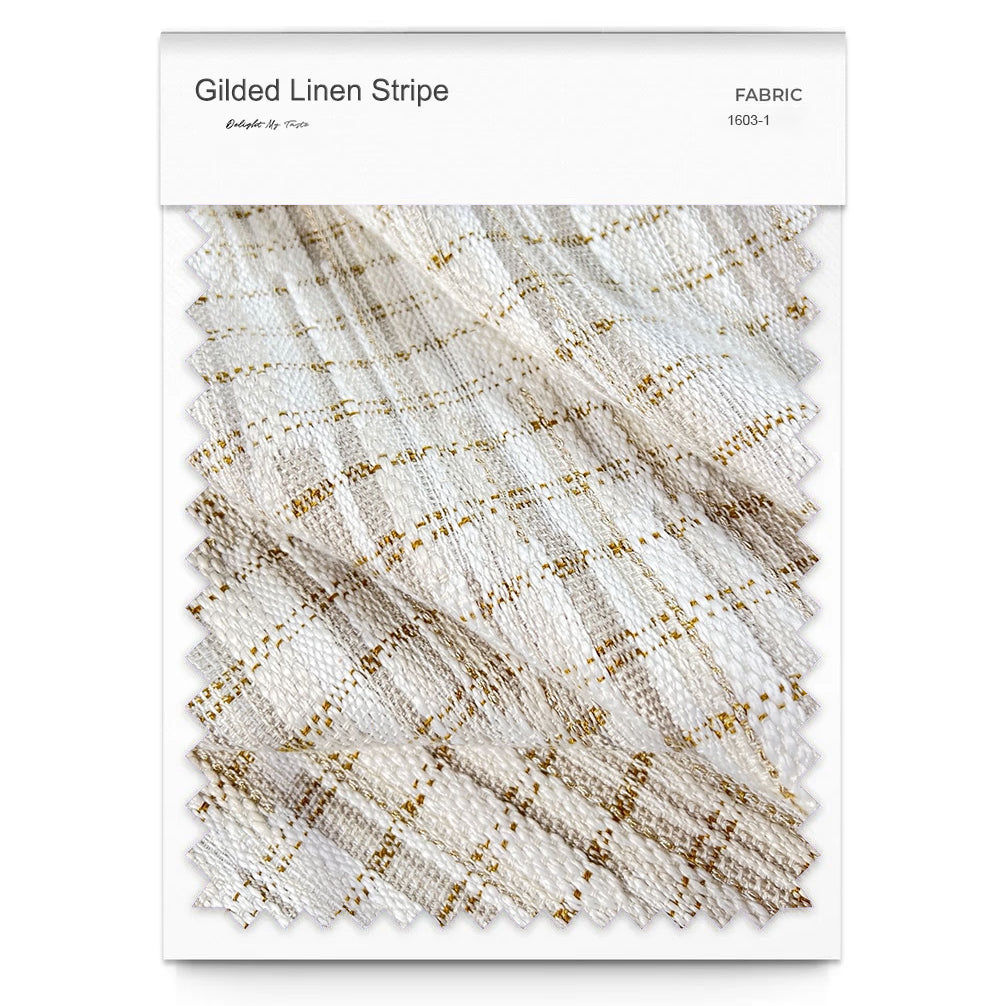 1603-1 | Gilded Linen Stripe
