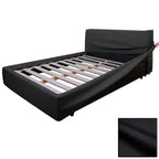 Bed Frame + Headboard Cover | Terravia - Onyx Black