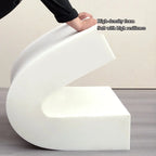 Custom Headboard Cover with Oversized Cushions (High-density foam)