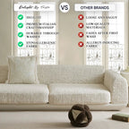 ST 049 Chenille Jacquard Stretch Sofa Cover | Handmade Non-Slip Couch Slipcover