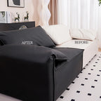 Custom Sofa Slipcover | Terravia - Solid Black
