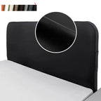 Lit plateforme rembourré + housse de tête de lit | Anthracite classique 