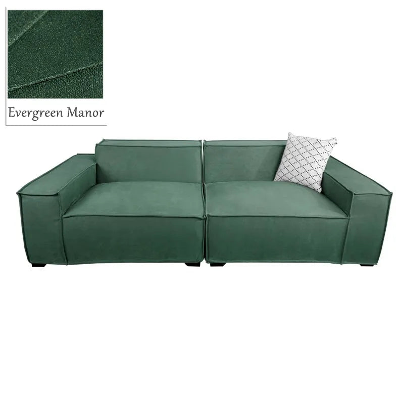 Custom Sofa Slipcover | Sienna Velour - Evergreen Manor