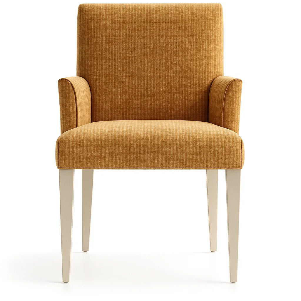 WX23006 Chenille Blossom Series | Snug fit Dining Chair with armrest Slipcover