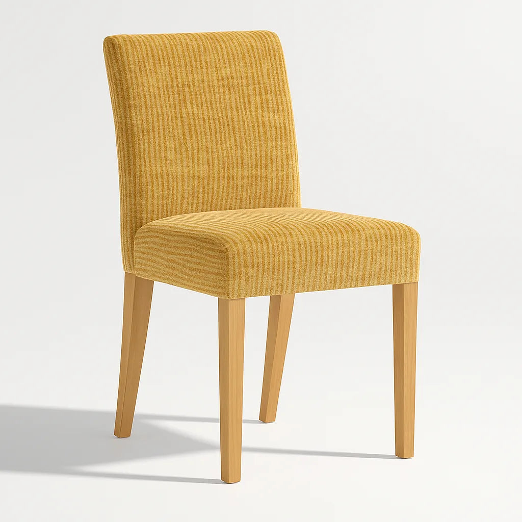 WX23006 Chenille Blossom Series | Snug fit Dining Chair Slipcover