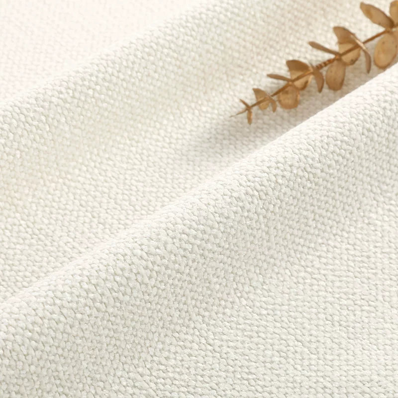 Custom Bed Frame Cover — Marlowe Linen-Blend 1825 · Alabaster Veil
