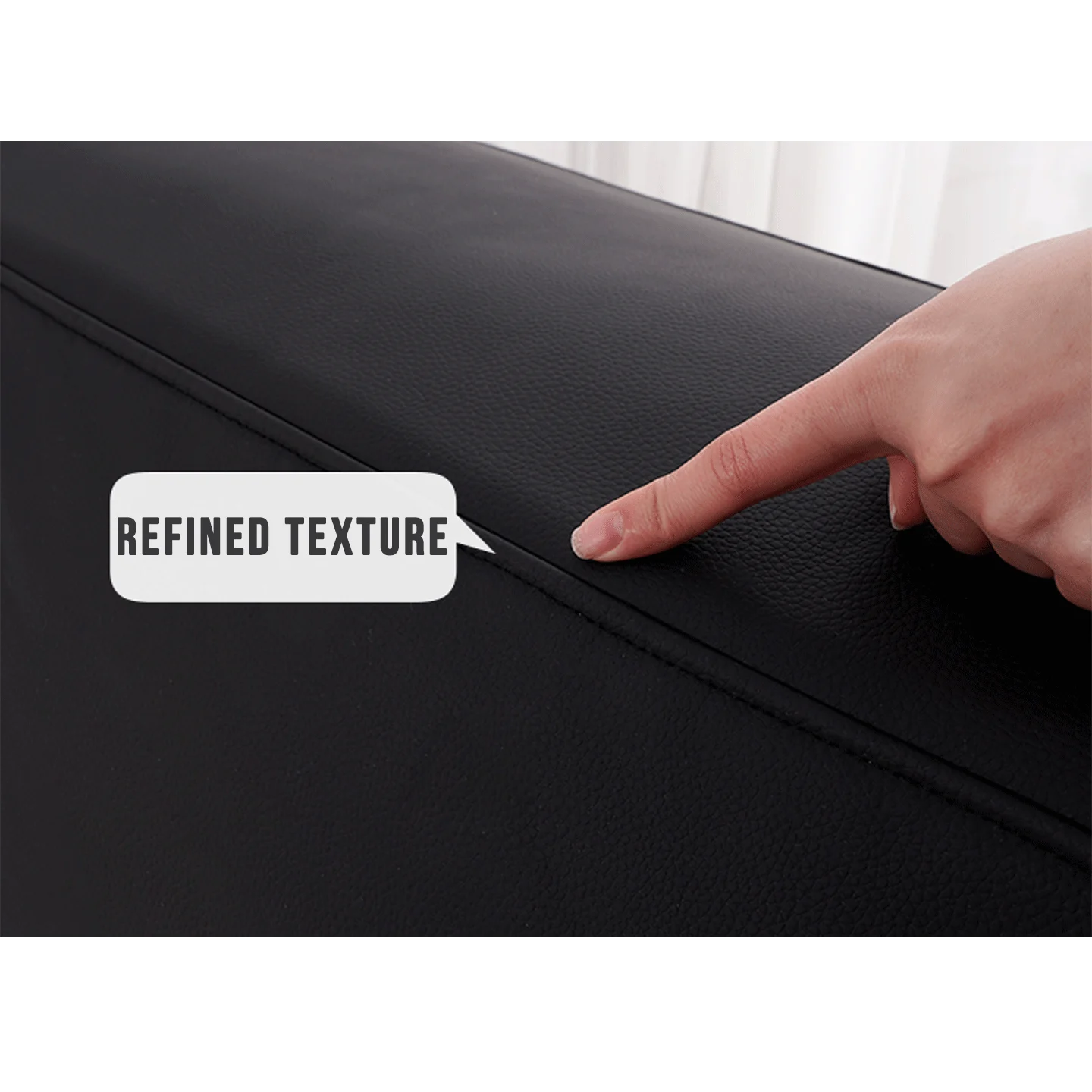 Customized Bed + Headboard Cover | Terravia | Classic Anthracite