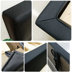 Bed Frame + Headboard Cover | Terravia - Solid Black