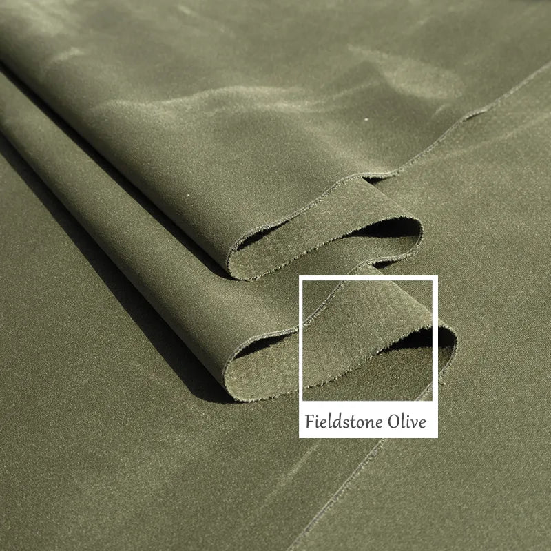 Custom Sofa Slipcover | Sienna Velour - Fieldstone Olive