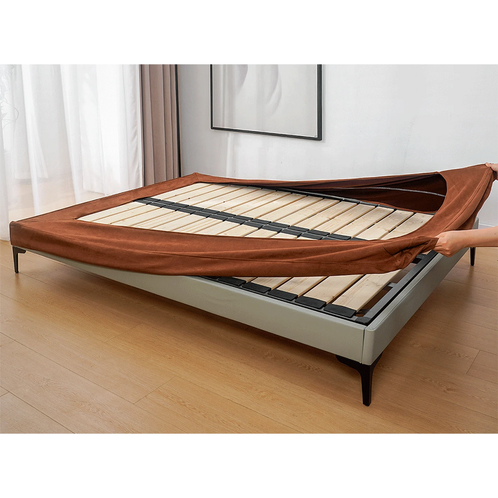 Customized Bed + Headboard Cover | Nestvo | Caramel