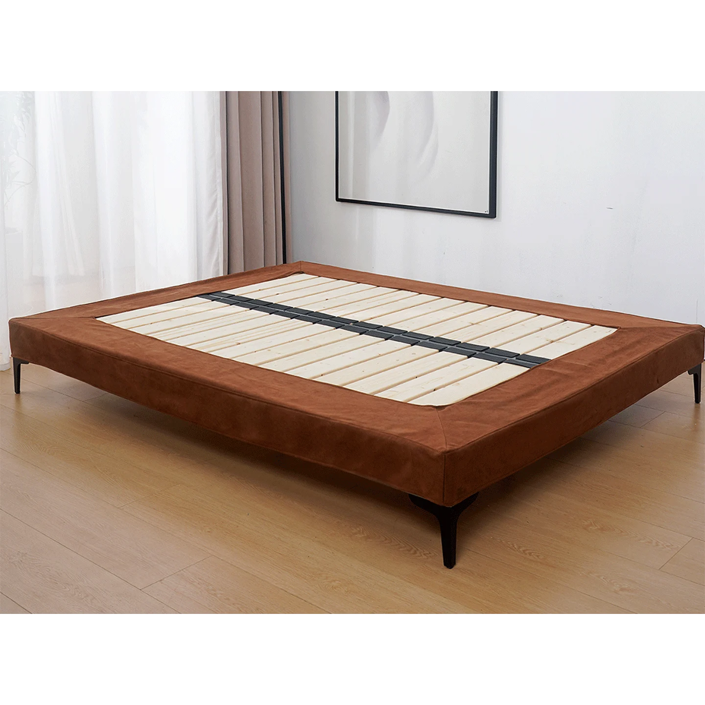 Customized Bed + Headboard Cover | Nestvo | Caramel