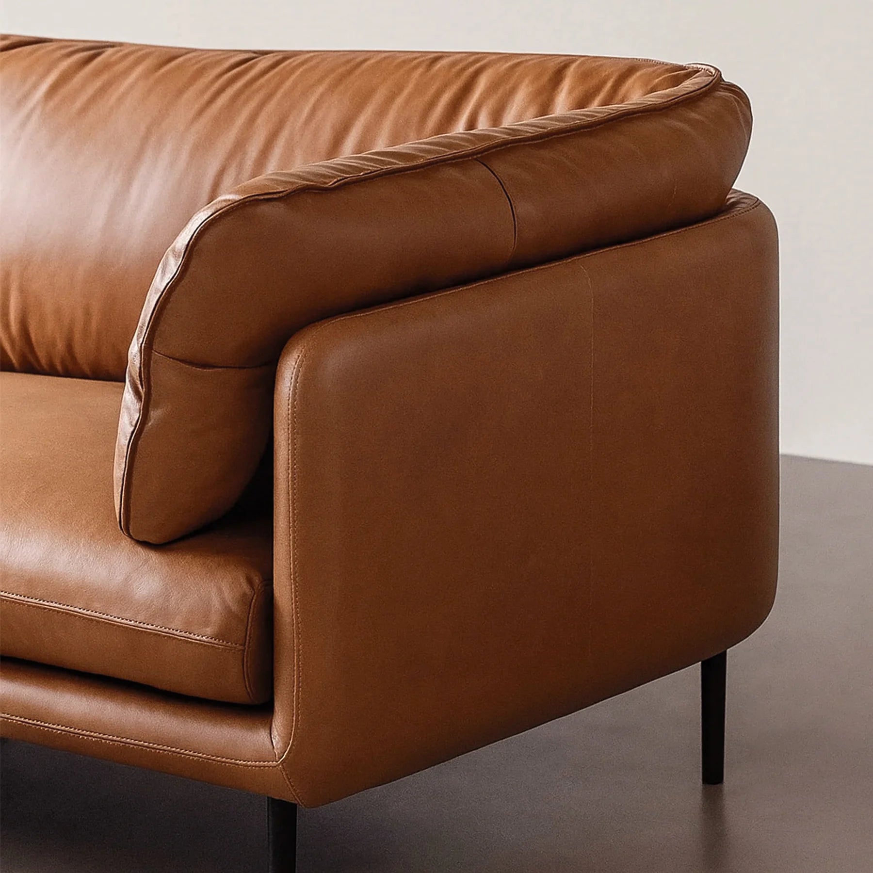 Custom Sofa Slipcover | Terravia - Mocha Brown