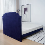 Midnight Admiral | Performance Brushed Velvet | Bed Frame + Headboard Cover