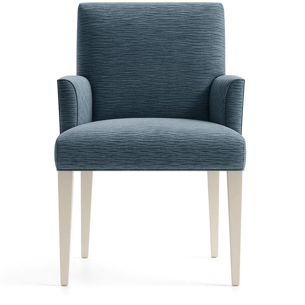 WX23006 Chenille Blossom Series | Snug fit Dining Chair with armrest Slipcover