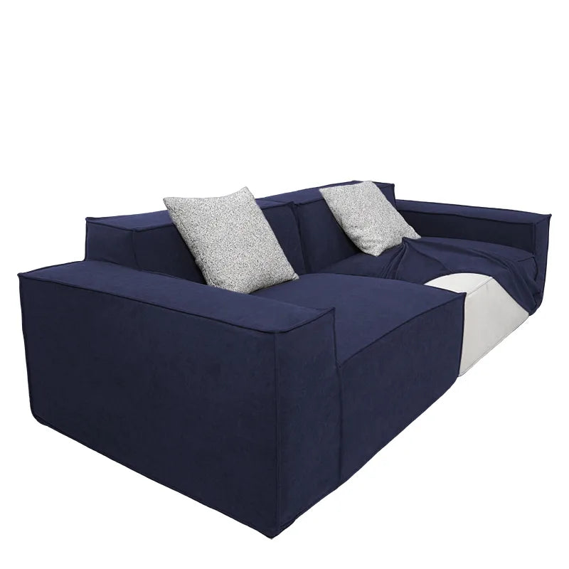 Custom Sofa Slipcover | Performance Brushed Velvet - Midnight Admiral