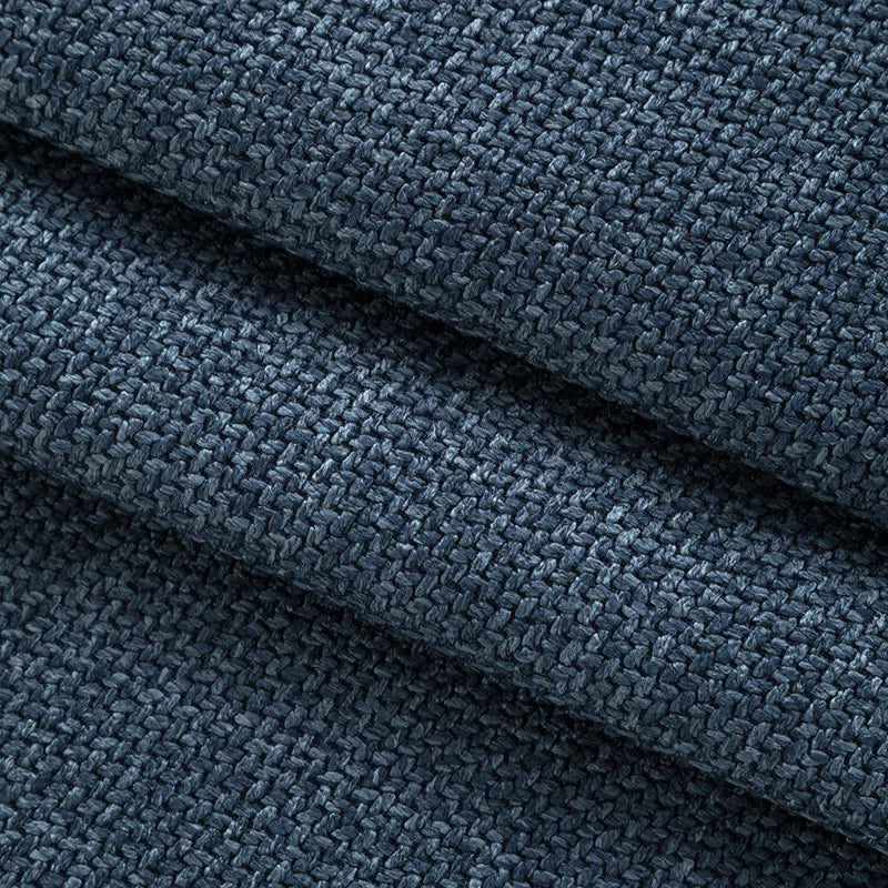 Custom Bed Frame Cover — Marlowe Linen-Blend 625 · Indigo Denim