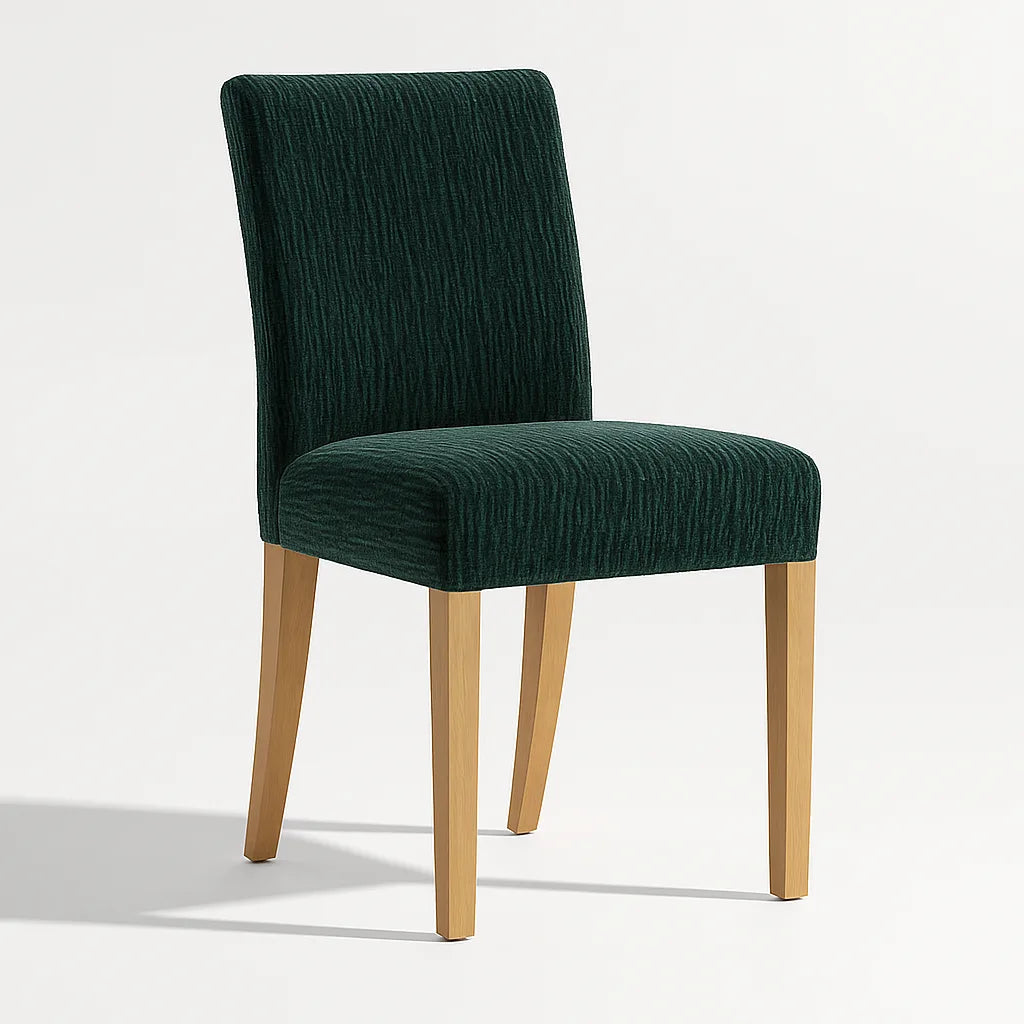 WX23006 Chenille Blossom Series | Snug fit Dining Chair Slipcover