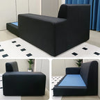 Custom Sofa Slipcover | Terravia - Solid Black