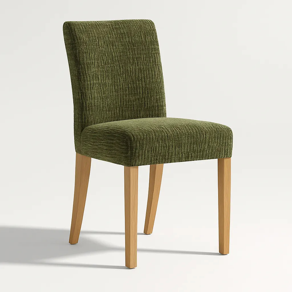 WX23006 Chenille Blossom Series | Snug fit Dining Chair Slipcover