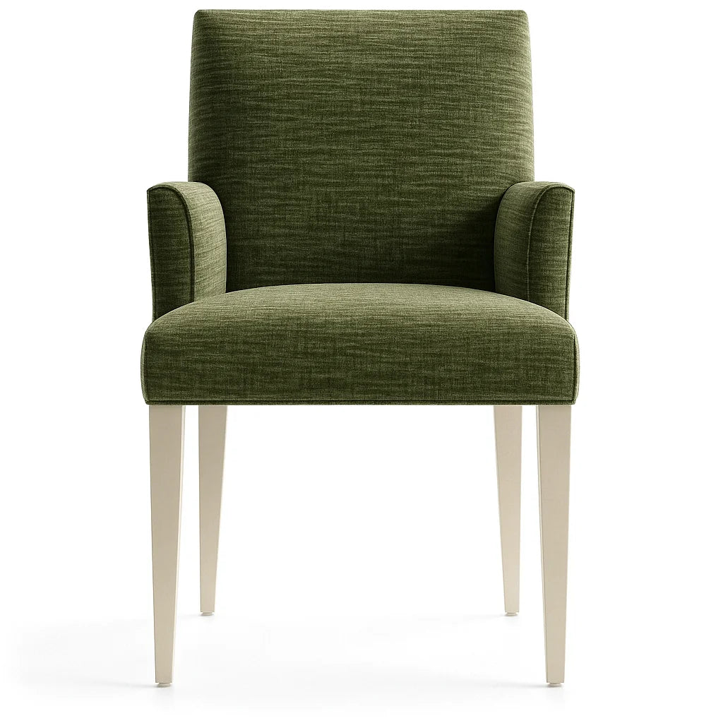 WX23006 Chenille Blossom Series | Snug fit Dining Chair with armrest Slipcover