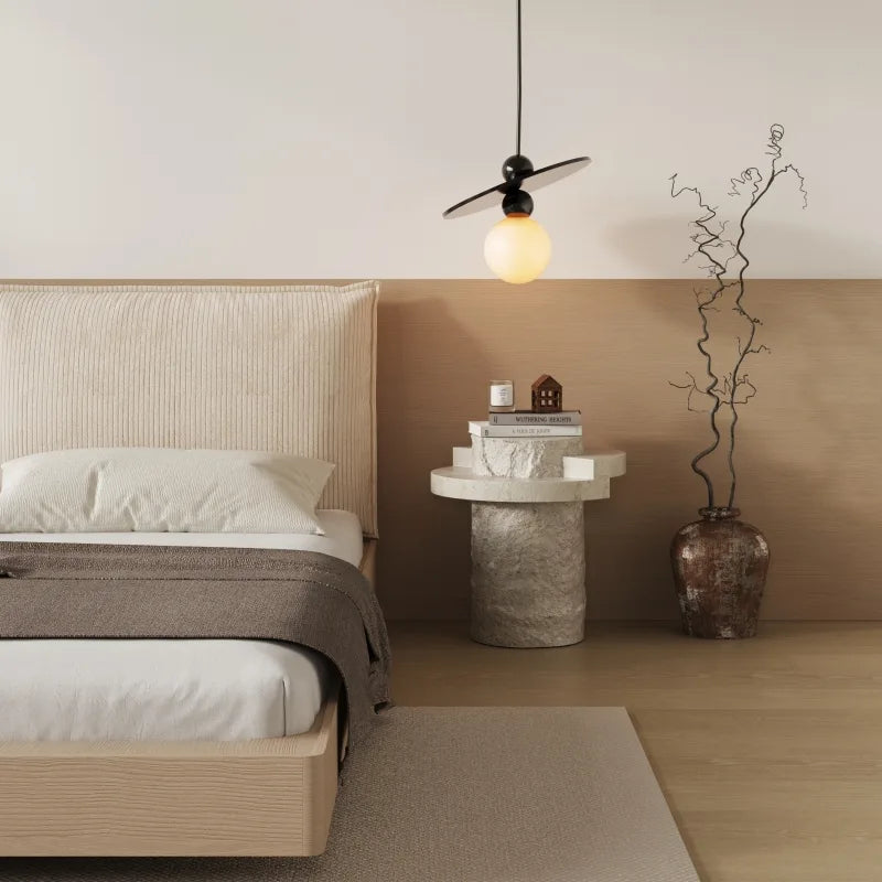 Bed Headboard Cover with Large Cushion | Whitman Blossom HB08-2