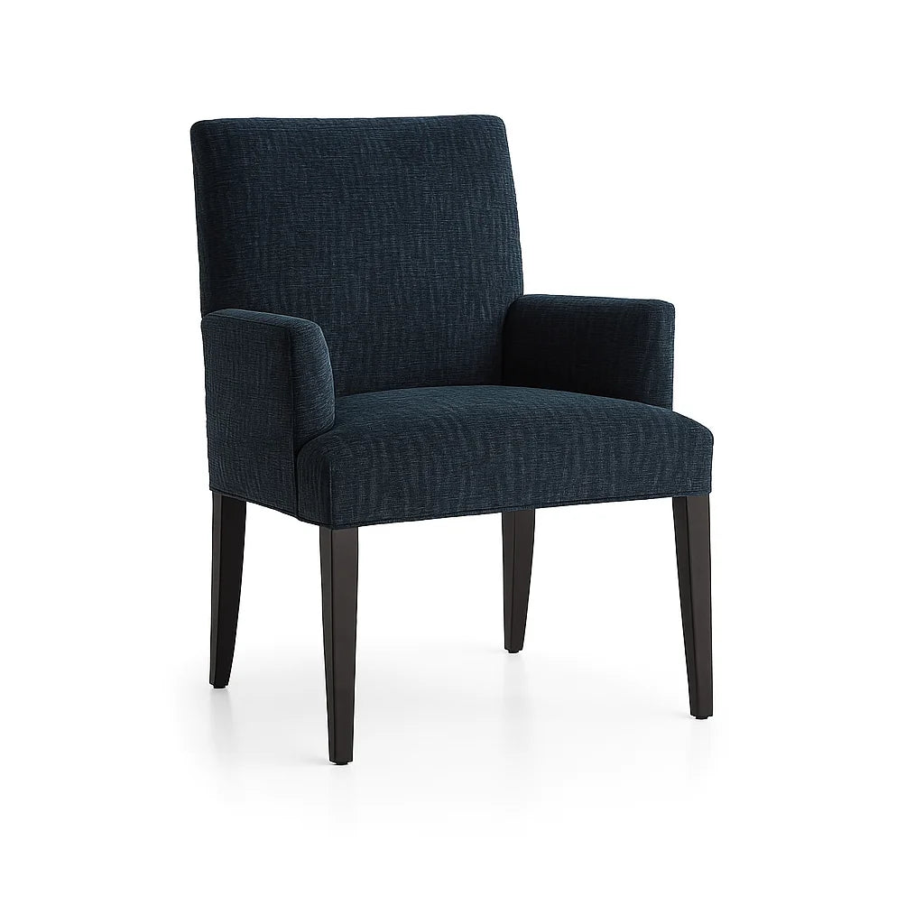 WX23006 Chenille Blossom Series | Snug fit Dining Chair with armrest Slipcover