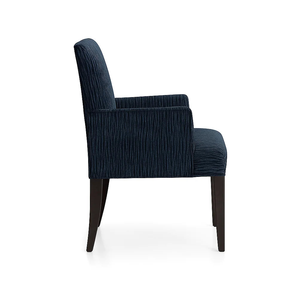 WX23006 Chenille Blossom Series | Snug fit Dining Chair with armrest Slipcover