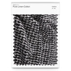 Pure Linen-Cotton 26 - 96C | Black mixed White