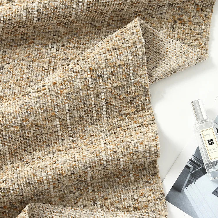 Chenille Fancy Yarn Upholstery Fabric | Custom Bed