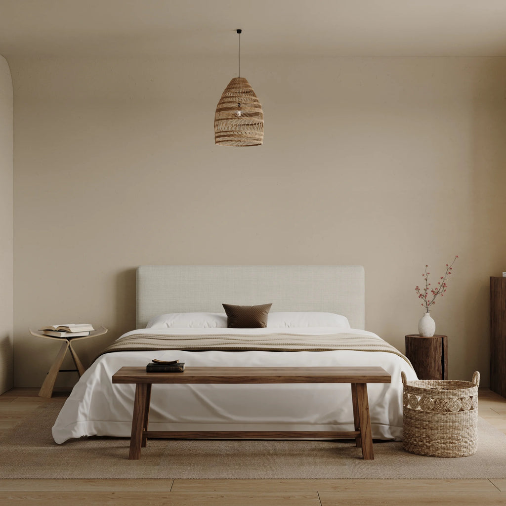 Bed Headboard Cover with Large Cushion | Elara Basic HB25