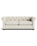 Housse de canapé 2 places style Chesterfield classique | Vert poudré 