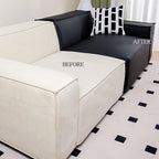 Custom Sofa Slipcover | Terravia - Solid Black