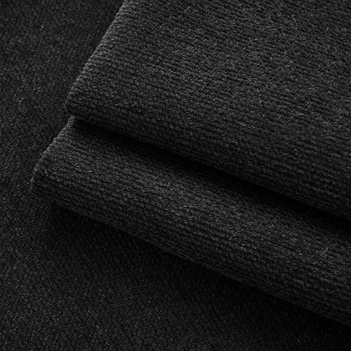 Bed Headboard Cover | Performance Antimicrobial Chenille - Obsidian Noir