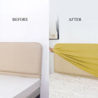 Bed Headboard Cover | Sienna Velour - Citrus Glow