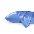 Solid Satin Silk Pillowcase 2 Pack - Sky Blue