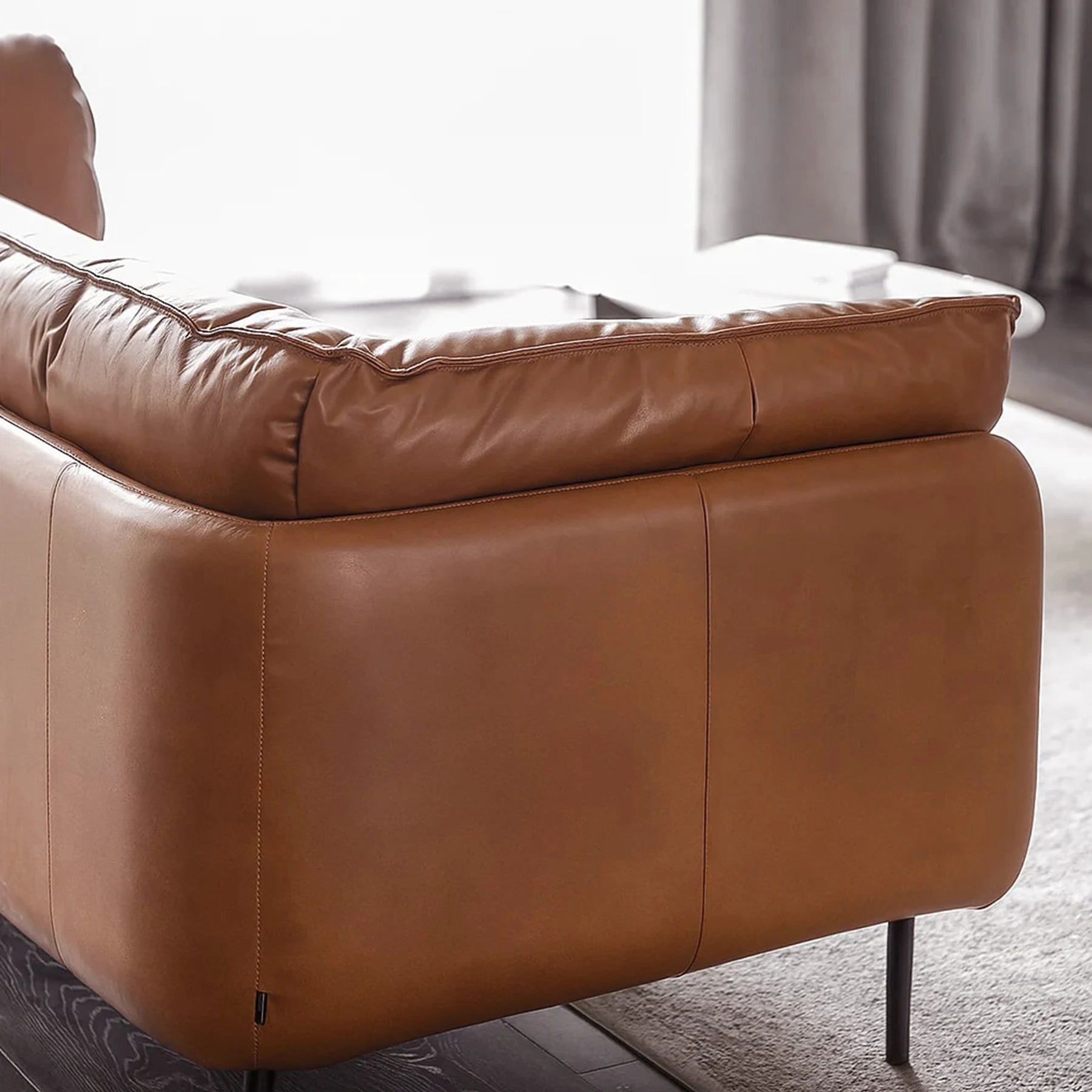 Custom Sofa Slipcover | Terravia - Mocha Brown
