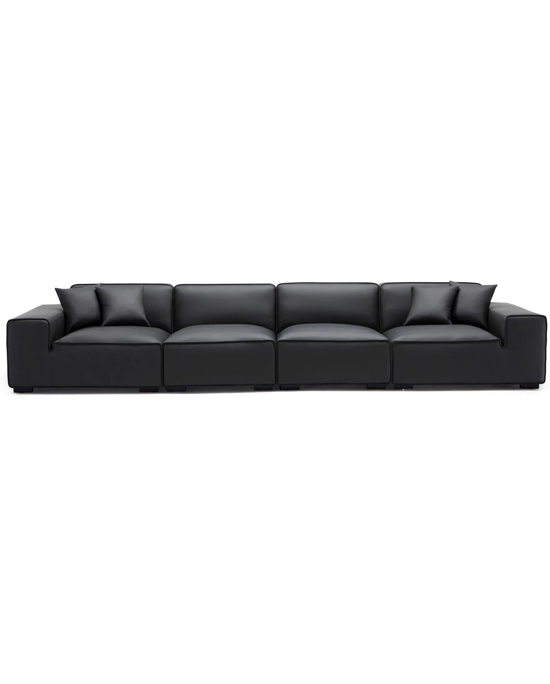 Housse de canapé 4 places | Anthracite classique 