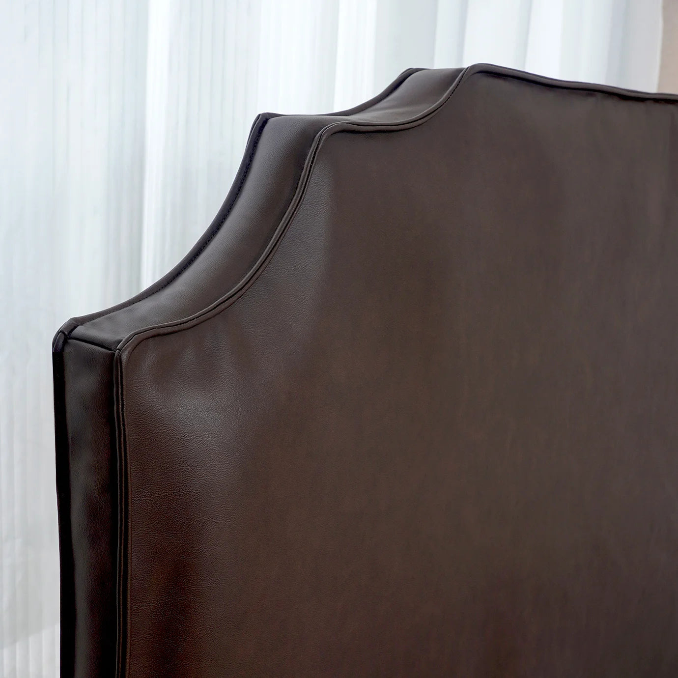 Bed Frame + Headboard Cover | Terravia - Espresso