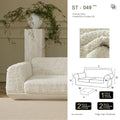 ST 049 Chenille Jacquard Stretch Sofa Cover | Handmade Non-Slip Couch Slipcover