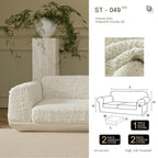 ST 049 Chenille Jacquard Stretch Sofa Cover | Handmade Non-Slip Couch Slipcover